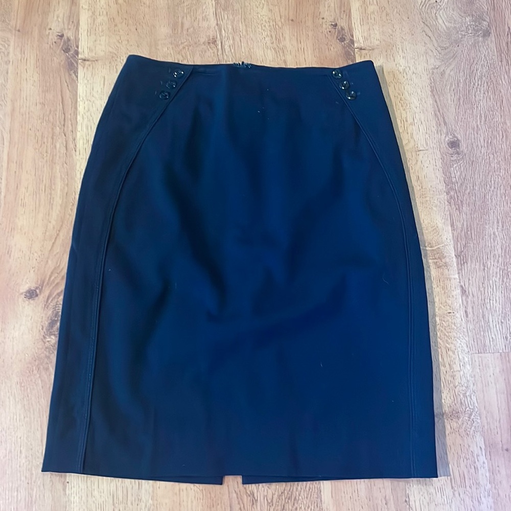 Black pencil skirt